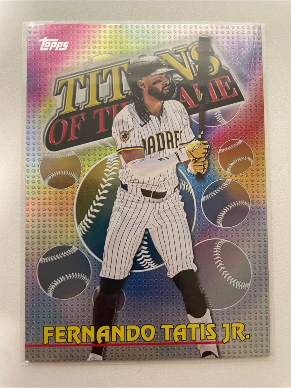 Topps Rainbow Foil Inserts Titans Of The Game Lot - Picture 3 of 10